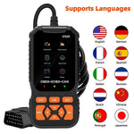 V520 2.8 Inch TFT Color Screen OBD2 Car Diagnostic Scanner for 1996 and Later Vehicles Engine Check Fault Codes Reader