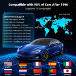 V520 2.8 Inch TFT Color Screen OBD2 Car Diagnostic Scanner for 1996 and Later Vehicles Engine Check Fault Codes Reader