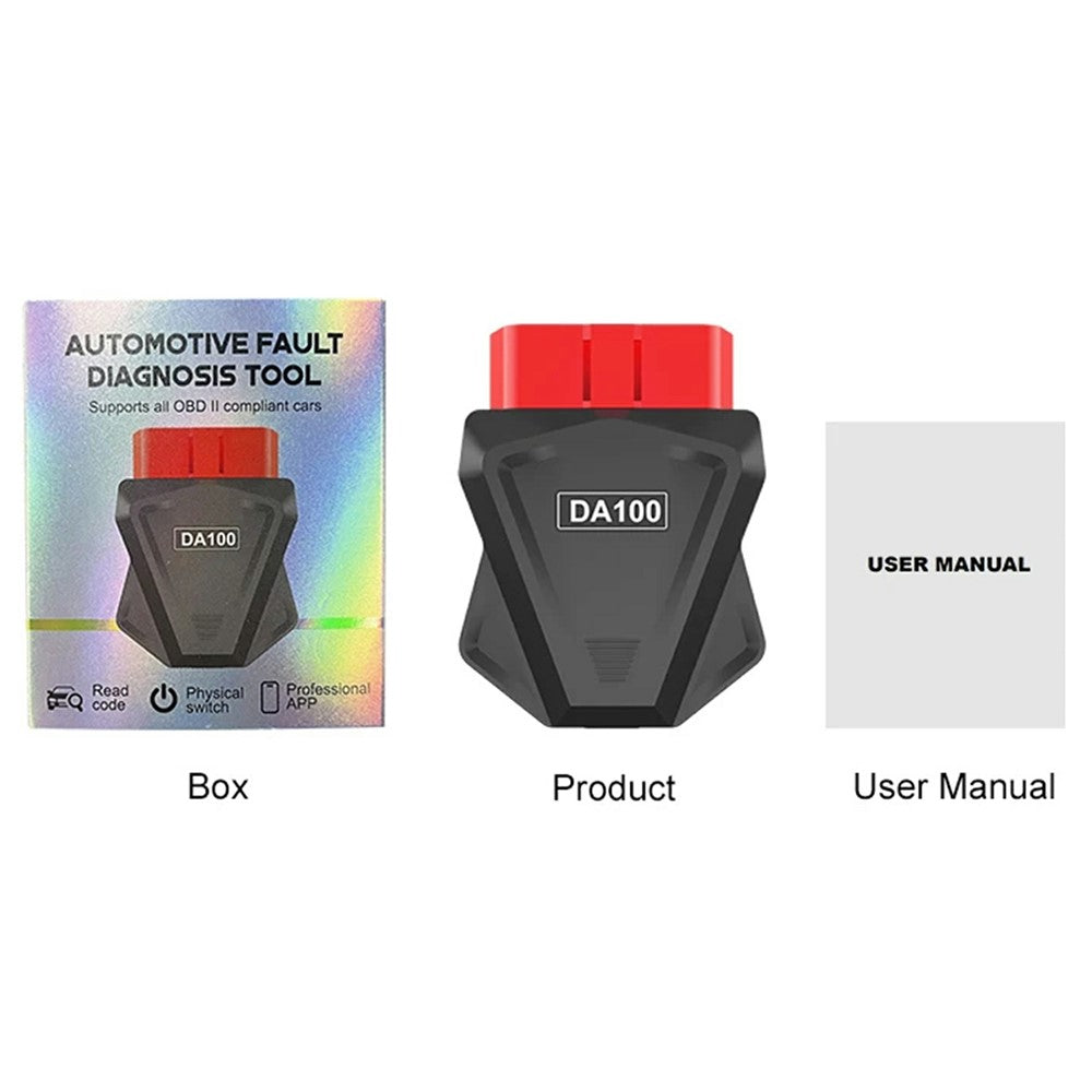 DA100 Bluetooth-compatible OBD Car Diagnostic Scanner Automotive Engine Fault Code Reader for Android iOS
