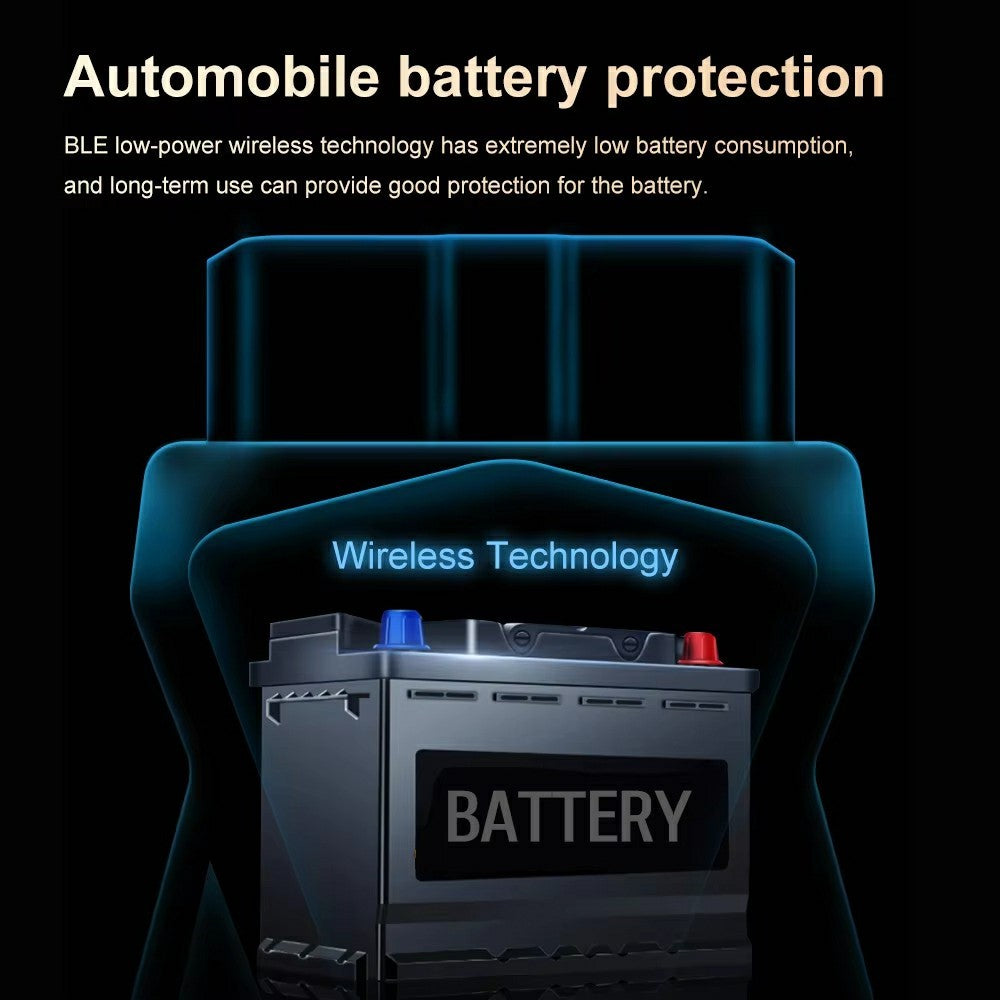 DA100 Bluetooth-compatible OBD Car Diagnostic Scanner Automotive Engine Fault Code Reader for Android iOS