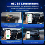 DA100 Bluetooth-compatible OBD Car Diagnostic Scanner Automotive Engine Fault Code Reader for Android iOS