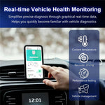 DA100 Bluetooth-compatible OBD Car Diagnostic Scanner Automotive Engine Fault Code Reader for Android iOS