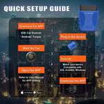 V30 OBD2 Scanner ELM327 Bluetooth-kompatibel Motordiagnosekodlæser understøtter datastrøm