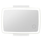 Car Sun Visor Mount Rechargeable LED Makeup Mirror Vehicle Interior Illuminated Vanity Mirror