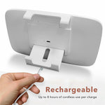 Car Sun Visor Mount Rechargeable LED Makeup Mirror Vehicle Interior Illuminated Vanity Mirror