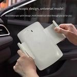 Car Sun Visor Mount Rechargeable LED Makeup Mirror Vehicle Interior Illuminated Vanity Mirror