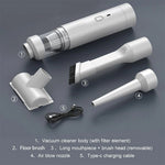 Brushless Motor Car Vacuum Cleaner 200W High Power Multifunction Handheld Cordless Suction Blower