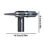 2-in-1 Car Wireless Handheld Turbofan 3 Adjustable Gears 4500Pa 100000 RPM High-Speed Vacuum Blower
