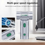 2-in-1 Car Wireless Handheld Turbofan 3 Adjustable Gears 4500Pa 100000 RPM High-Speed Vacuum Blower