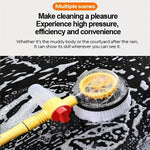 Soft Chenille Car Wash Brush Long Handle Rotary Mop Automatic Foam Cleaner High Pressure Washing Kit