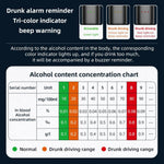 Portable Breathalyzer Drunk Driving Detection Non Contact LED Display Digital Alcohol Tester