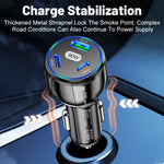 3 Port Billader QC3.0 USB + PD 30W USB C Hurtig Oplader Adapter til iPhone Samsung Xiaomi
