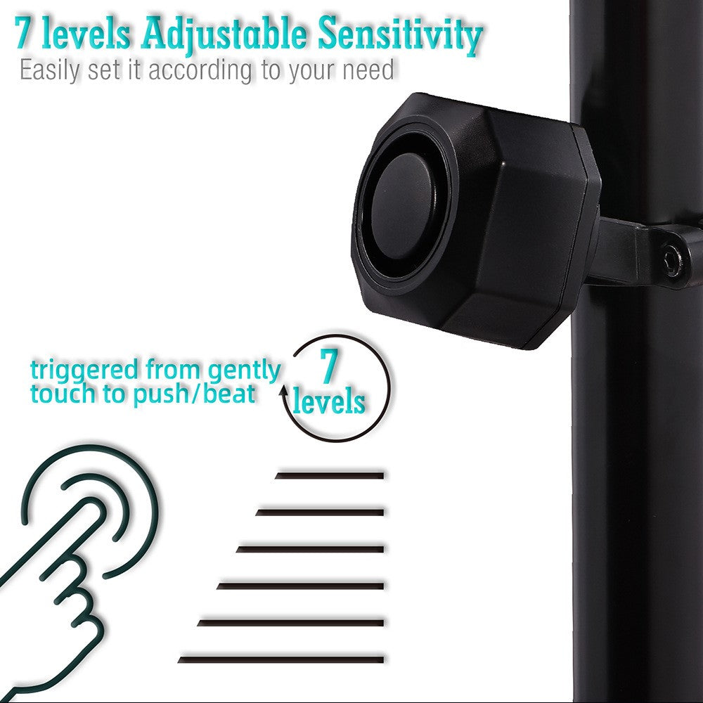 SF32 Waterproof Motorcycle Anti-Theft Alarm USB Rechargeable Wireless Bicycle Alarm System with Remote