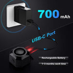SF32 Waterproof Motorcycle Anti-Theft Alarm USB Rechargeable Wireless Bicycle Alarm System with Remote