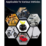 SF32 Waterproof Motorcycle Anti-Theft Alarm USB Rechargeable Wireless Bicycle Alarm System with Remote