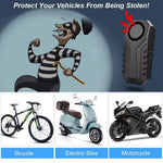 SF22R+09C Trådlöst Motorcykel Larmsystem med Fjärrkontroll USB Uppladdningsbar Vattentät Cykel Stöldskydd