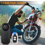 SF22R+09C Trådlöst Motorcykel Larmsystem med Fjärrkontroll USB Uppladdningsbar Vattentät Cykel Stöldskydd