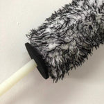 Wheel Rim Cleaning Brush Automobile Tire Hub Ultra-fine Microfiber Cleaner Tool with Spacer Plate