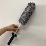 Wheel Rim Cleaning Brush Automobile Tire Hub Ultra-fine Microfiber Cleaner Tool with Spacer Plate