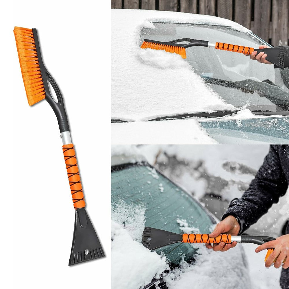 ST-3910 2-in-1 Detachable Car Snow Brush Ice Scraper Winter Windshield Cleaner for Vehicles