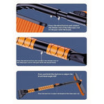 ST-3908 Telescopic handle Windshield Cleaner for Vehicles 2 in 1 360 Degree Rotatable Car Snow Brush Ice Scraper