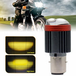 Motorcycle Dual Lens Projector LED Headlight High Low Beam Waterproof Electric Vehicle Front Lamp