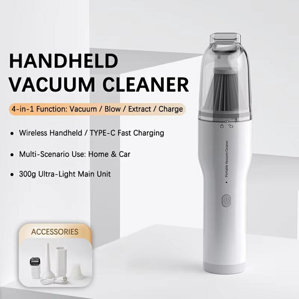 Portable Wireless Handheld Vacuum Cleaner Metal Filter High Power Suction Blower for Car Home
