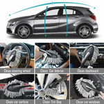 10Pcs Car Cleaning Kit Wash Brush Set with Detailing Tools Auto Maintenance Accessories