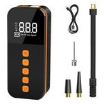 Portable Car Tire Inflator Digital Display Multifunction Wireless Electric Air Pump with LED Light