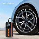 Portable Car Tire Inflator Digital Display Multifunction Wireless Electric Air Pump with LED Light