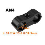 F08129-4 4PCS AN4 Aluminum Alloy Fuel Line Mounting Clamp Hose Adapter