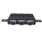3-LED Car Spotlight IP67 Waterproof Yellow and White Light High Low Beam Lamp for Truck / SUV / ATV