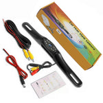 License Plate Frame Car Camera HD Infrared Night Vision Rear View Reversing Camera for Sedan SUV Truck RV