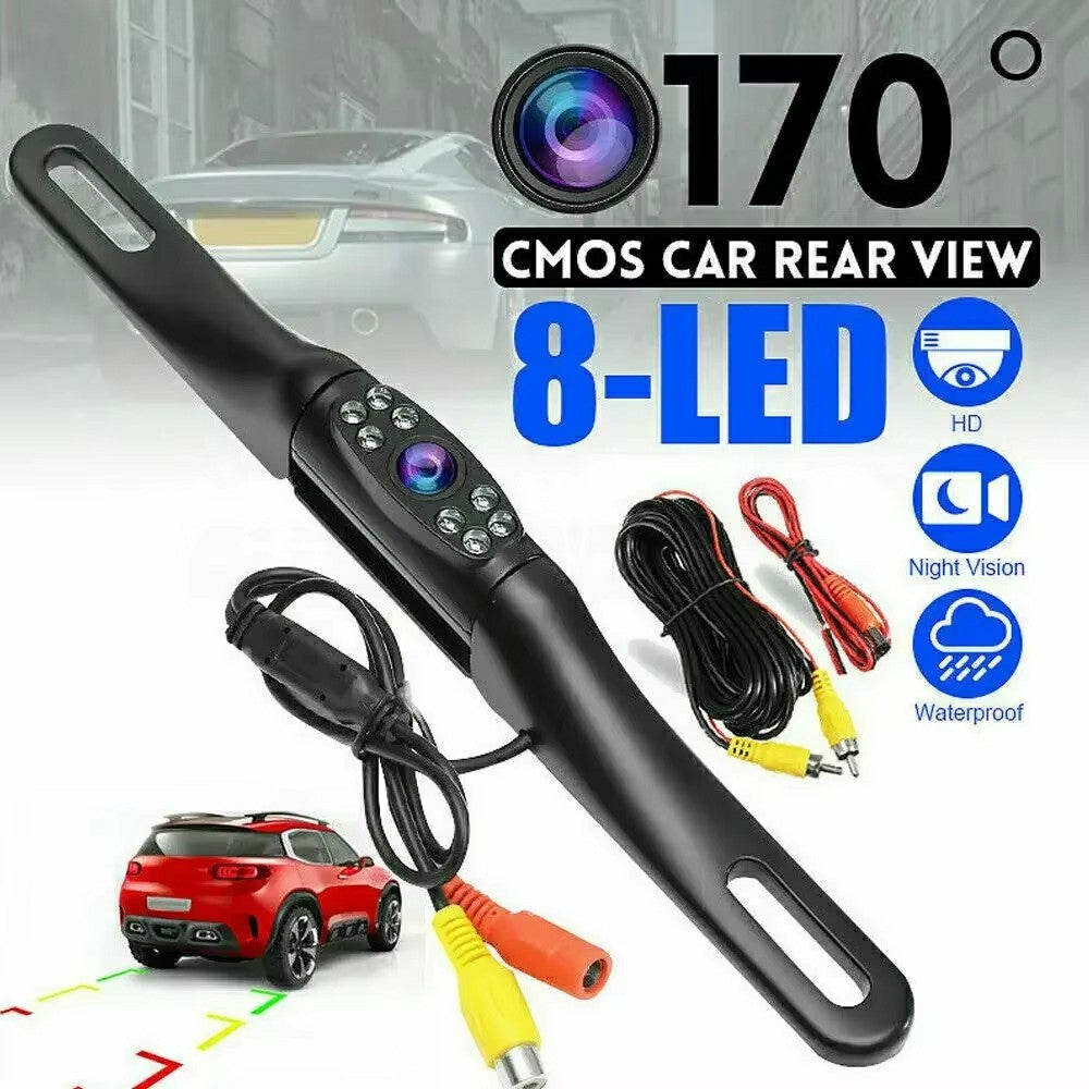 License Plate Frame Car Camera HD Infrared Night Vision Rear View Reversing Camera for Sedan SUV Truck RV