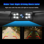 License Plate Frame Car Camera HD Infrared Night Vision Rear View Reversing Camera for Sedan SUV Truck RV