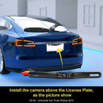 License Plate Frame Car Camera HD Infrared Night Vision Rear View Reversing Camera for Sedan SUV Truck RV