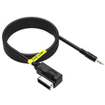AMI Audio Cable For A6L / A8 / Q5 / Q7 Volkswagen MDI-BOX Interface AUX Connector Compatible with iPod / iPhone