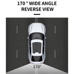 European License Plate Frame with 8-LED Night Vision AHD 1080P Wide Angle Car Rear View Camera for Reverse Parking