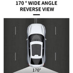 European License Plate Frame with 12-LED Night Vision AHD 1080P Wide Angle Car Rear View Camera for Reverse Parking