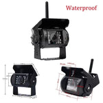 7 Inch Wireless Backup Camera System for Bus IP67 Waterproof Rear View Night Vision LCD Monitor
