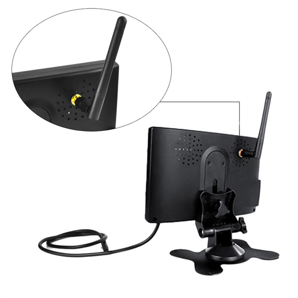 7 Inch Wireless Backup Camera System for Bus IP67 Waterproof Rear View Night Vision LCD Monitor