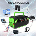 300W 12V DC to 220V AC Car Power Inverter with AC Outlet 2 USB + 2 Type-C Fast Charger for Laptop Tablet