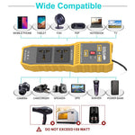 12V DC til 220V AC 400W Bil Power Inverter Bærbar 3 USB-porte + 2 AC-udtag Konverter