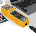 12V DC til 220V AC 400W Bil Power Inverter Bærbar 3 USB-porte + 2 AC-udtag Konverter