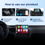 M26 2 in 1 For CarPlay  /  Android Auto Wired to Wireless Car Adapter 5.8G / 2.4G Dual Band WiFi Bluetooth-compatible USB Dongle