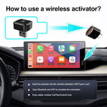 M26 2 in 1 For CarPlay  /  Android Auto Wired to Wireless Car Adapter 5.8G / 2.4G Dual Band WiFi Bluetooth-compatible USB Dongle
