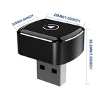 M26 2 in 1 For CarPlay  /  Android Auto Wired to Wireless Car Adapter 5.8G / 2.4G Dual Band WiFi Bluetooth-compatible USB Dongle