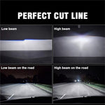 D2S 2Pcs 4300K High Brightness Car Headlight Xenon Bulb IP68 Waterproof High Focus HID Lamp