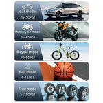7.4V Car Tire Inflator 150 PSI Max Digital Display Portable Wireless Air Pump with LED Light