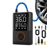60W 150PSI Portable Wireless Mini Car Tire Air Pump Digital Display Handheld Inflator with LED Light